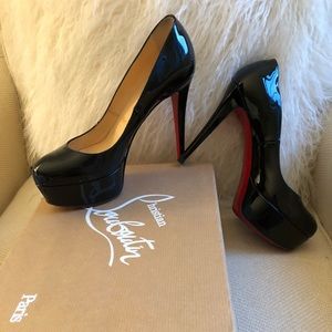 Christian Louboutin Bianca 120 Blk Patent 37